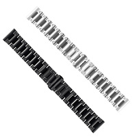 Compatible avec Huawei GT3/GT4/Watch 4 Pro Samsung Bracelet en acier inoxydable massif 22 mm