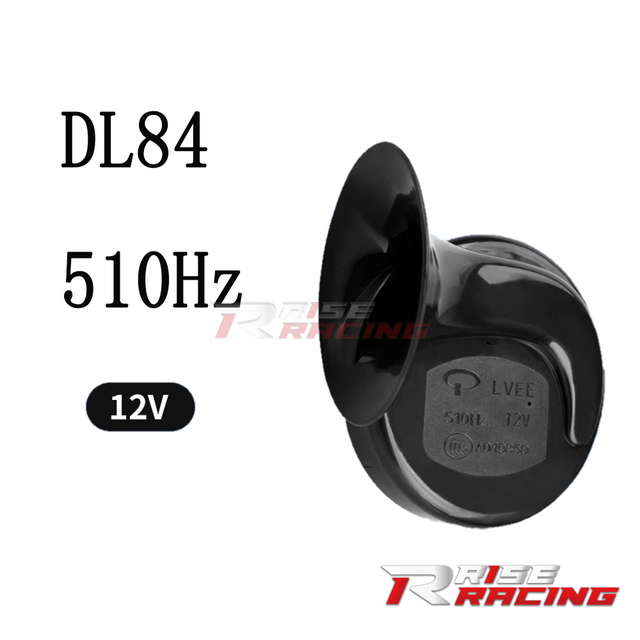 Rise 65mm 12V Motorcycle Horn Universal Alarm Speaker for 105db Dirt Pit Bike Scooter ATV Moped Off-load