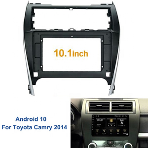 Autoradio Android da 10.1 pollici con telecamera di retromarcia vista posteriore lettore Dvd per auto cornice Audio Fascia per Toyota 12 American Camry - Product Image 5