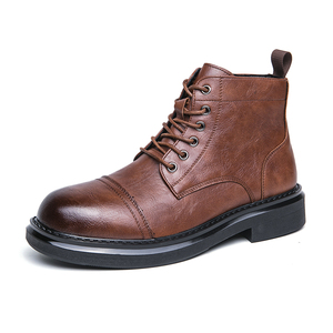 Bottes noires élégantes à lacets, montantes, durables et abordables, trè<span class=keywords><strong>s</strong></span> prisées par les designers - Product Image 2