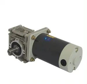 dc gear motor 12v 24v electric motor with worm gearbox and high torque low rpm