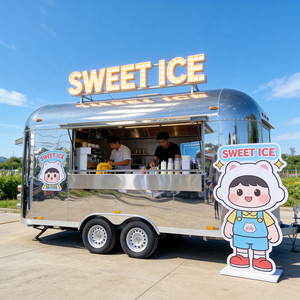 Chariots de restauration rapide avec glaces, chariots à crêpes américaines, chariots de restauration rapide à <span class=keywords><strong>vendre</strong></span> - Product Image 1