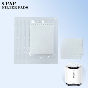 แผ่นกรอง CPAP แบบตาข่ายสีขาว โพลีเอสเตอร์ 100% ระบายอากาศได้ดี เป็นมิตรกับสิ่งแวดล้อม ขายดี ยี่ห้อ <span class=keywords><strong>Yuwell</strong></span> รุ่น Cross Style - Product Image 1