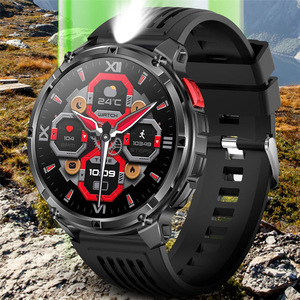Nuovo Prodotto HT33 Smartwatch <span class=keywords><strong>con</strong></span> Chiamate <span class=keywords><strong>Bluetooth</strong></span>, Bussola, Torcia e Funzione di Monitoraggio del Sonno - Product Image 6