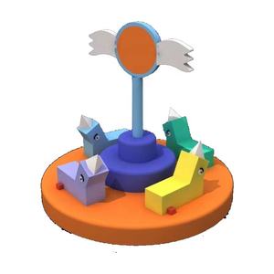 Детская игровая площадка электрическая карусель электрическая мягкая игровая площадка детская мягкая игровая площадка поворотный стол - Product Image 3