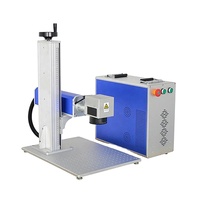 Portable bureau canne à pêche fibre laser machine de marquage métal 30w 30Watts impression laser machines de marquage