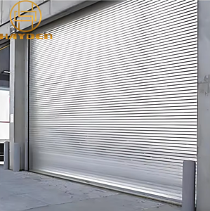Porte de <span class=keywords><strong>garage</strong></span> automatique en acier galvanisé <span class=keywords><strong>pour</strong></span> entrepôt industriel extérieur, porte à enroulement en acier galvanisé - Product Image 5