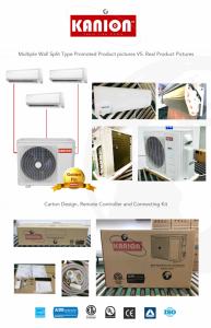 Climatisation multi-split à onduleur CC, unité extérieure de pompe à chaleur, trois unités intérieures, climatisation multi-zones - Product Image 4