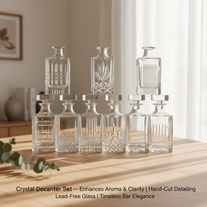 Carafe à whisky personnalisée avec logo, portable, durable, moderne, en verre givré transparent, fabriquée à la machine, cadeaux décoratifs, spiritueux raffinés, 857 ml - Product Image 3