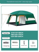 Tente de camping automatique à ouverture rapide, imperméable, pour 6 à 8 personnes, tente de réception portable avec imperméabilisation de 2000 à 3000 mm