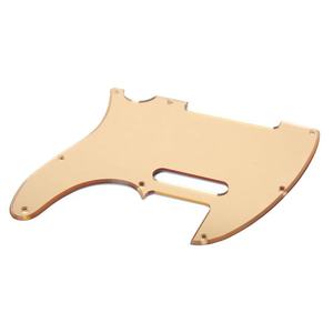 Battipenna Trasparente Oro a 8 Fori per Chitarra TL/Telecaster/Basso in Plastica - Product Image 3