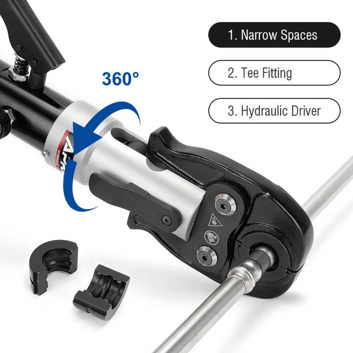 Copper Tube Fittings - Efficient Hydraulic Crimping Tool