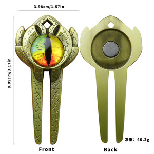 Nouvel outil de réparation de divots de golf créatif 3D Devil's Eye Green Fork LY260105-2 - Product Image 5