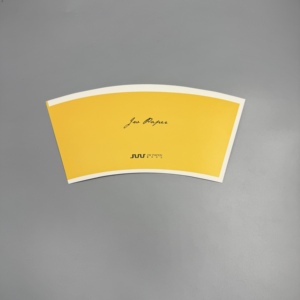 Ventilateur de tasse en papier enduit de PE simple et double face, 150-320 g/m², en pâte de bois, pour usine chinoise - Product Image 4