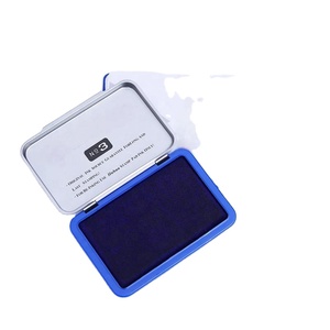 Almohadillas de tinta de secado rápido al por mayor en caja de lata, almohadilla de sello de plástico personalizada para uso en oficina, sellos de goma económicos 182 - Product Image 3