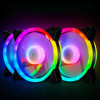 Ventilateur de refroidissement pour ordinateur de bureau de jeu de haute qualité, 120 mm, grand format, 4 broches, RGB, ventilateur de refroidissement pour boîtier PC