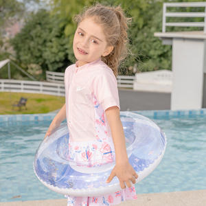 Flotador Inflable para Padres e Hijos con Lentejuelas, Tubo Flotante de PVC para Piscina y Parque Acuático, Patrón Abstracto, Grosor de 0.20mm - Product Image 4