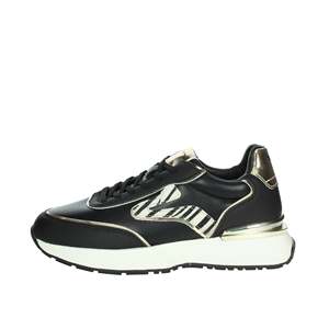 Zapatillas Deportivas para Mujer, Negras, con Suela Gruesa, Modelo 2429101 - Product Image 1