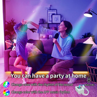 Vente Chaude Bande LED Flexible 12V Contrôlée à Distance via APP/WiFi 5050 2835 RGB COB, Ruban Lumineux Intelligent