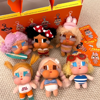 Décapsuleur porte-clés en peluche de dessin animé, boîte surprise, forme 3D, en coton PP souple, imprimé UV, jouets d'Halloween multi-occasions