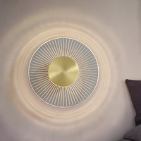 Appliques murales design nordique moderne de luxe léger, abat-jour en verre, éclairage LED créatif pour salon et couloir