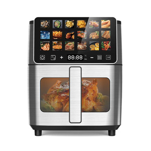 Nuova Friggitrice ad Aria Digitale in Acciaio Inox da 12L, Facile da Usare, con Schermo Touch Elettronico, 1700W, Protezione dal Surriscaldamento - Product Image 2