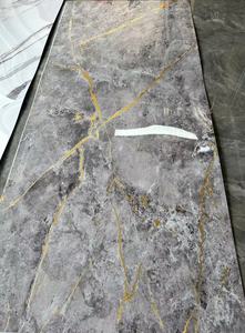 <span class=keywords><strong>Vente</strong></span> chaude, bonne qualité, panneau en PVC marbré 3D imprimé, 1220*2440*3mm, pour la décoration murale - Product Image 4