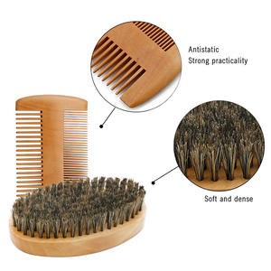 Set per la cura della barba da uomo con spazzola per forbici per rifilatura viso e sacco-<span class=keywords><strong>Kit</strong></span> essenziale per baffi e barba - Product Image 3