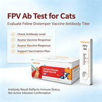 Kit de détection rapide des anticorps FPV AbTiter pour le test d'immunité à la panleucopénie féline, adapté aux refuges et aux cliniques pour chats