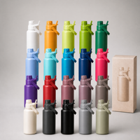 Gourde isotherme personnalisée sans BPA de 12 oz, couleur Pantone, conserve le chaud pendant 24 heures, revêtement intérieur en acier inoxydable 304 anti-corrosion, pour l'extérieur