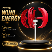Kit éolien 300W à hélice verticale avec contrôleur MPPT pour faible vitesse du vent, idéal pour villas et îles isolées - Approvisionnement direct usine