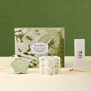 Set Regalo Creativo di Candele Aromaterapiche in Cera di <span class=keywords><strong>Soia</strong></span> Ecologica per Interni, Vendita all'Ingrosso per Regali Festivi - Product Image 4