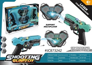 Juguetes de Amazons Laser TAG, proveedor de China, juegos láser, precio de fábrica, pistola láser, juego de pistola láser, incluye <span class=keywords><strong>2</strong></span> pistolas + <span class=keywords><strong>2</strong></span> chalecos - Product Image 3
