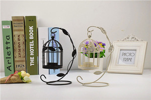New Design Birdcage <strong>Metal</strong> Candle <strong>Lantern</strong> With Stand Garden Storm <strong>Metal</strong> Lamp Candle Holder Home Decoration - Product Image 5