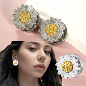 6-16 الفولاذ المقاوم للصدأ مقابس الأذن سدادات أنفاق ثقب الأذن المجوهرات دوامة الأذن المتوسع ثقب الفولاذ المقاوم للصدأ نفق الأذن - Product Image 5