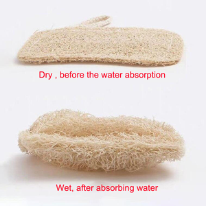 Esponja de Lufa Egipcia Natural Biodegradable Personalizada al por Mayor <span class=keywords><strong>para</strong></span> Ducha y Baño, Esponja Corporal, Estropajo, Almohadilla Exfoliante - Product Image 3