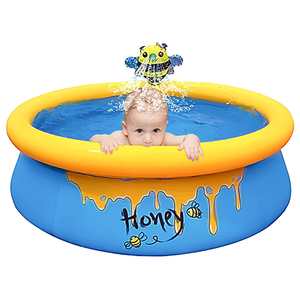 <span class=keywords><strong>Intex</strong></span> épaissir la <span class=keywords><strong>pataugeoire</strong></span> étanche ronde en PVC <span class=keywords><strong>piscine</strong></span> gonflable avec pulvérisation d'eau d'abeille - Product Image 1