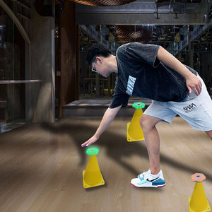 Nâng cấp thiết bị thể dục vận động viên 6 đèn Pro + ứng dụng phản ứng nhanh nhẹn đào tạo tốc độ ánh sáng cho giải trí thể thao mới nhanh nhẹn - Product Image 5