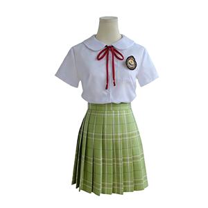 カラフルな日本と韓国風の女の子用シャツ、女の子用ドレス、アカデミックドレス、学生服、子供用制服、学生セット - Product Image 1