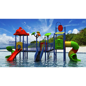 Manèges aquatiques amusants pour la maison, l'école et les parcs aquatiques extérieurs - Toboggans excitants, jeux aquatiques - Toboggans en <span class=keywords><strong>acier</strong></span> colorés pour enfants, garantie 1 an - Product Image 1