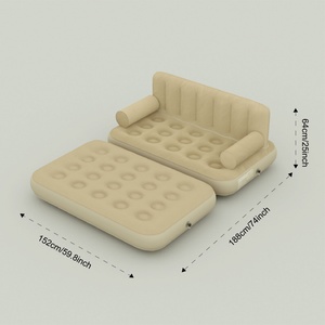 <b>Inflatable</b> <b>Sofa</b> Blow up Couch <b>Inflatable</b> Chair Suitable for Home Outdoor Camping Travel and Beach Multifunctional Air Couch - Product Image 2