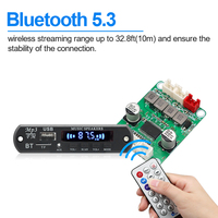 VIRE 2*30W Mini amplificateur double canal, système audio home cinéma, carte d'alimentation stéréo haute puissance, numérique pour module amplificateur Bluetooth, DC 12V