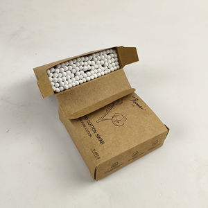 Bâtonnets de <span class=keywords><strong>coton</strong></span> biodégradables écologiques en papier et en <span class=keywords><strong>bambou</strong></span> - Product Image 3