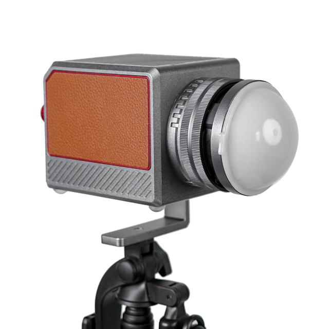 SHUNYI 40W Portable COB LED Studio Video Lighting Kit 2800-6800K Selfie Handheld & Remote Control for Video Recording
