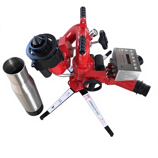 JMFIRE PSKDY50ZB Aluminum Alloy Fire Water Monitor Mobile Electric Remote Controlled Foam-Water Dual-Use Firefighting Equipment