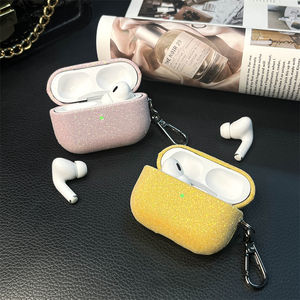 Étui pour écouteurs avec motif en tissu pailleté pour <span class=keywords><strong>Airpods</strong></span> Pro3 <span class=keywords><strong>1</strong></span>/2 3ème 4ème, écouteurs sans fil, protection d'origine Bluetooth - Product Image 4
