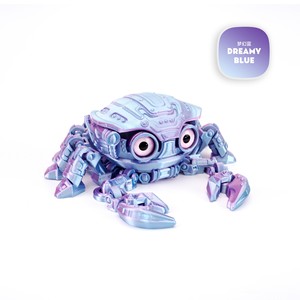 Crabe Articulé Cyberpunk Imprimé en 3D Multicolore, Jouet Anti-Stress à Articulations Mobiles, Modèle Technologique en PLA, Décoration de Bureau Unique - Product Image 6