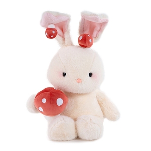 Coniglio all'ingrosso con funghi peluche peluche peluche peluche giocattoli di coniglio carino giocattoli di compleanno per bambini/regali di natale - Product Image 1