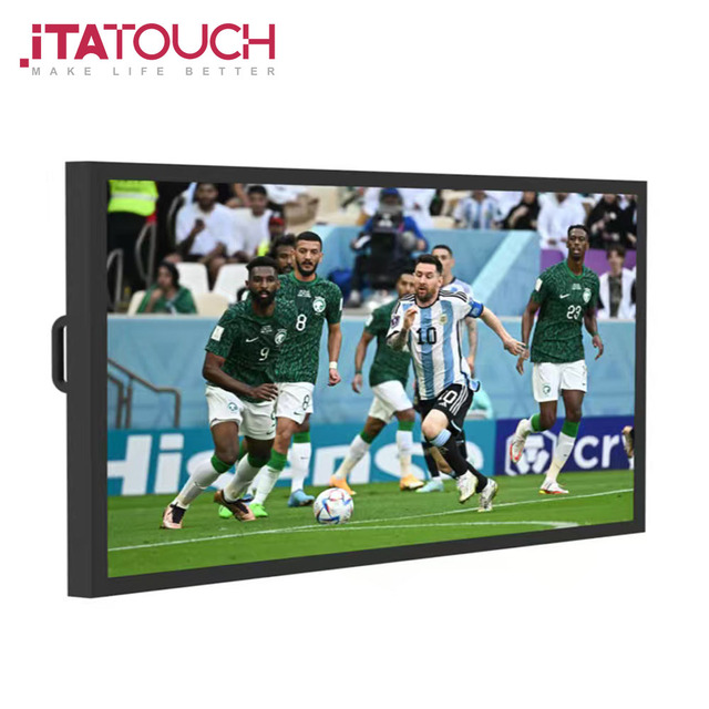 65 Inch Waterproof Outdoor TV IP66 4K Smart 2000 Nits High Brightness with Graphics & Text 1 Year Warranty for Garden Poolside