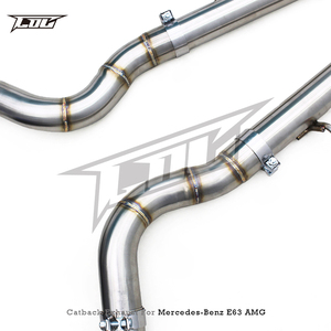 ท่อไอเสียแบบตรงรุ่นสำหรับ Mercedes-Benz E63/E63S AMG W213 4.0TT ปี 2016-2023 Boska SUS304 Catback Exhaust Muffler - Product Image 4